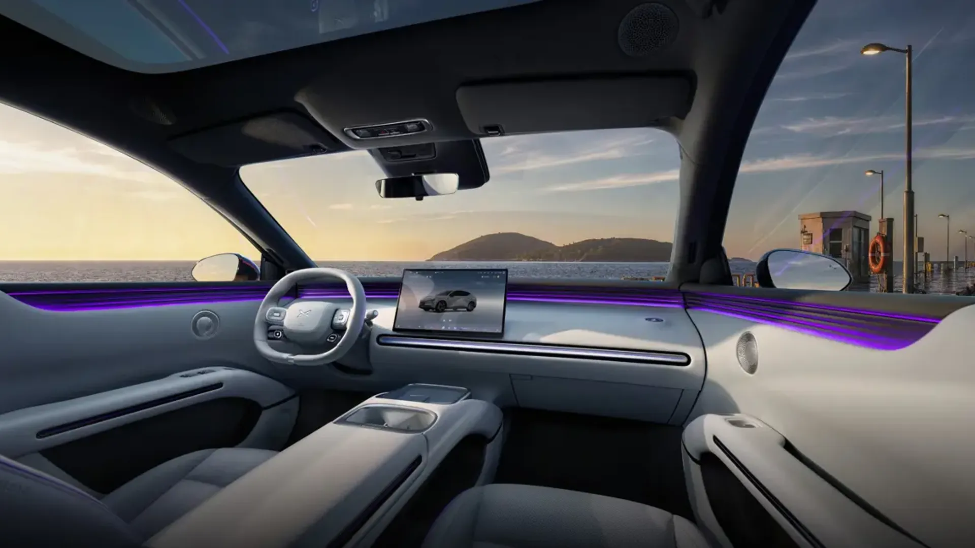 Elettronauti - XPENG L03 71.2 kWh AWD Performance - Plancia - Vista della plancia