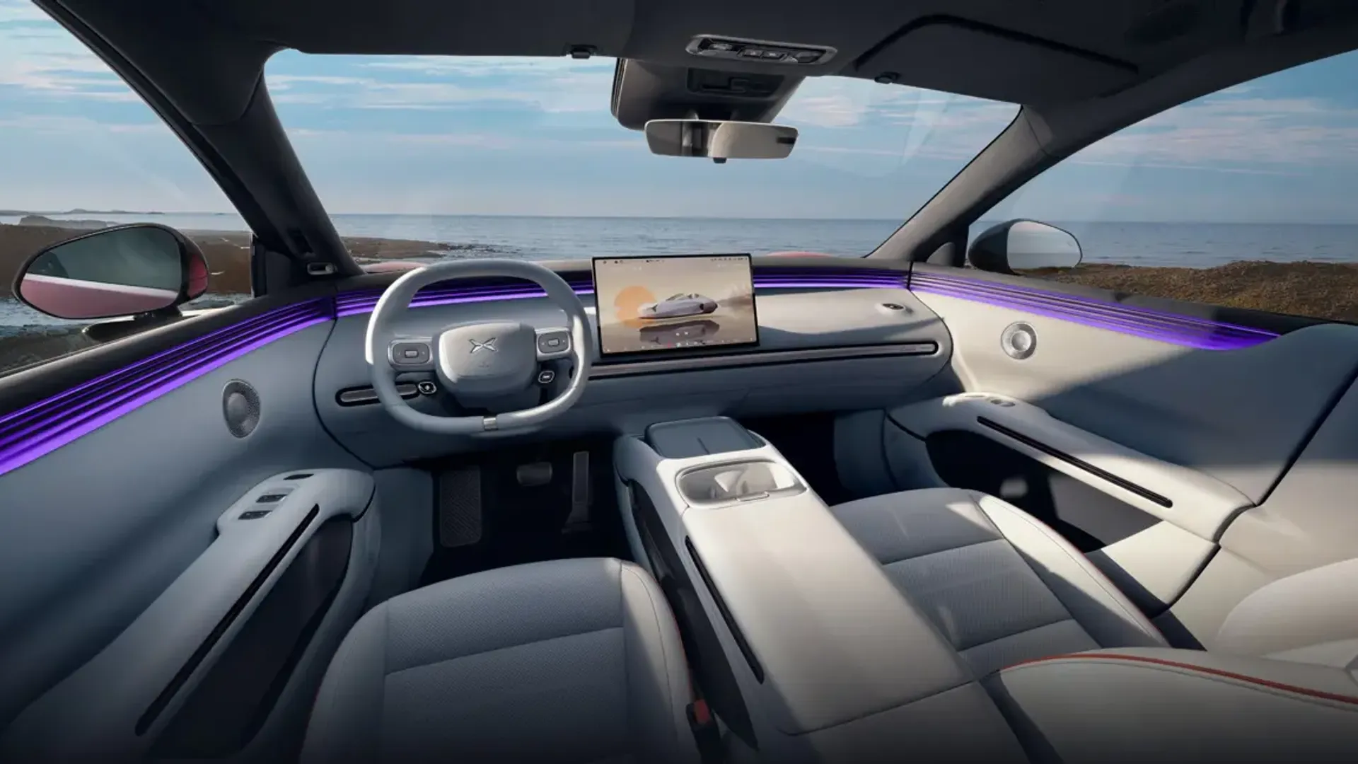 Elettronauti - XPENG L03 71.2 kWh AWD Performance - Plancia - Vista della plancia