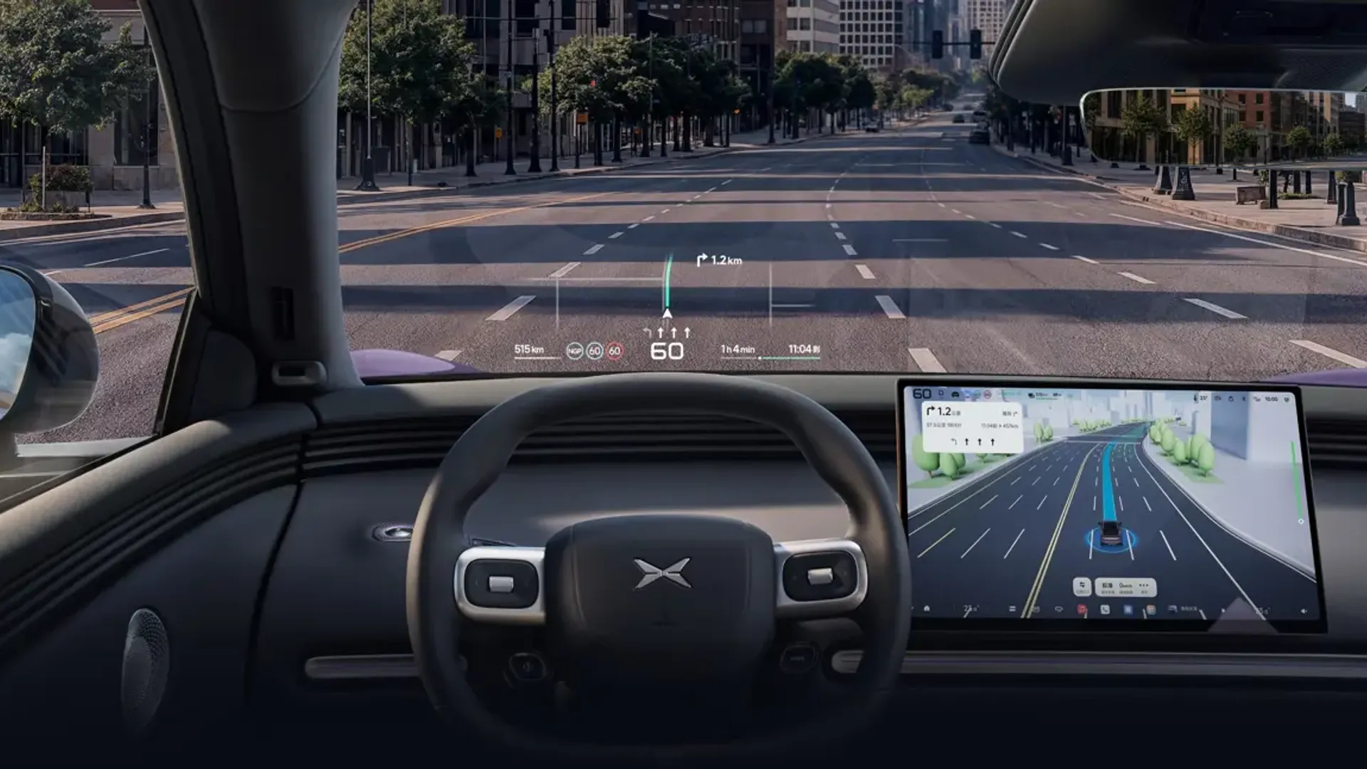 Elettronauti - XPENG L03 71.2 kWh AWD Performance - Infotainment - Vista della plancia