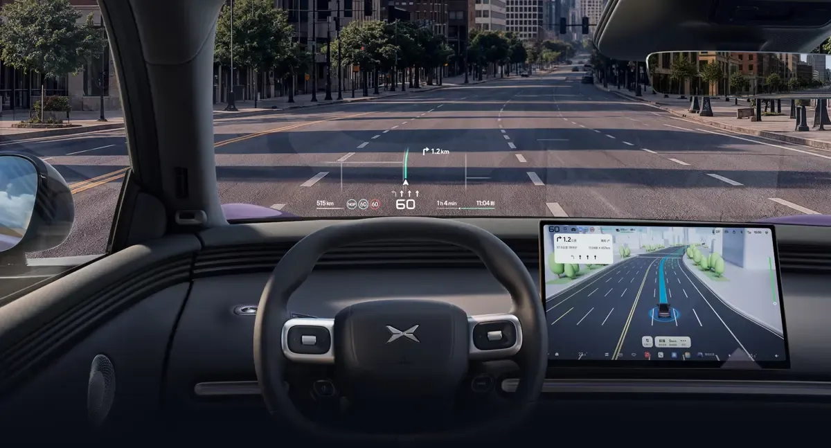 Elettronauti - XPENG L03 71.2 kWh AWD Performance - Infotainment - Vista della plancia