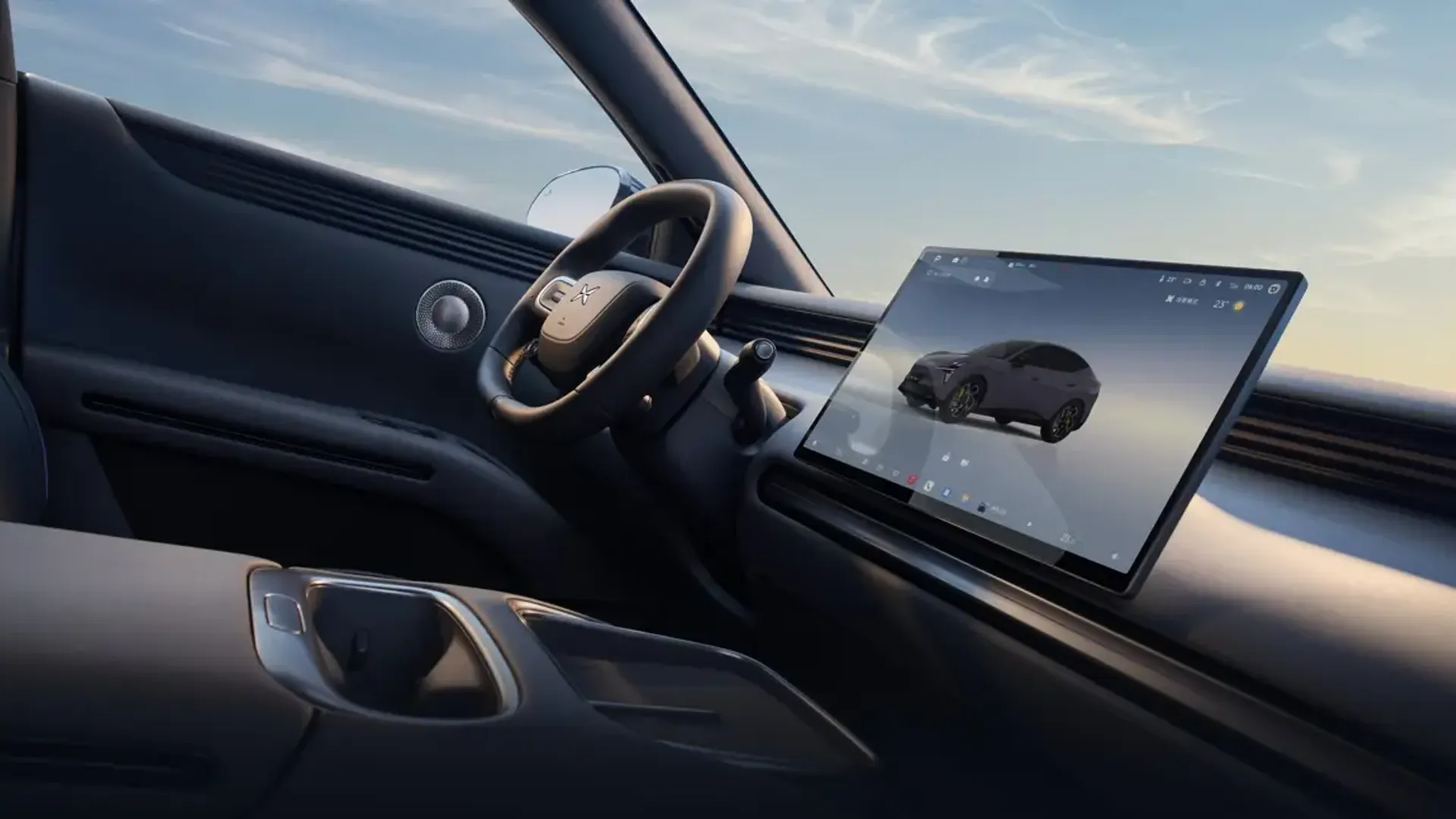 Elettronauti - XPENG L03 71.2 kWh AWD Performance - Interni - Vista della plancia