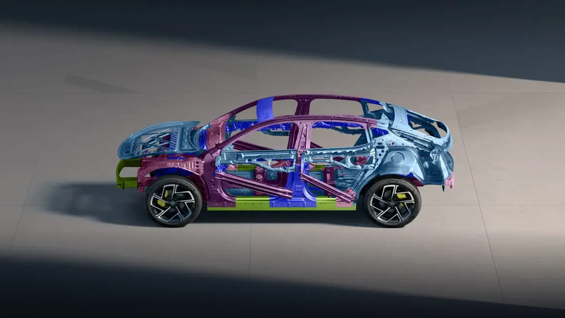 Elettronauti - XPENG L03 71.2 kWh AWD Performance - Schema tecnico - Vista anteriore a tre quarti