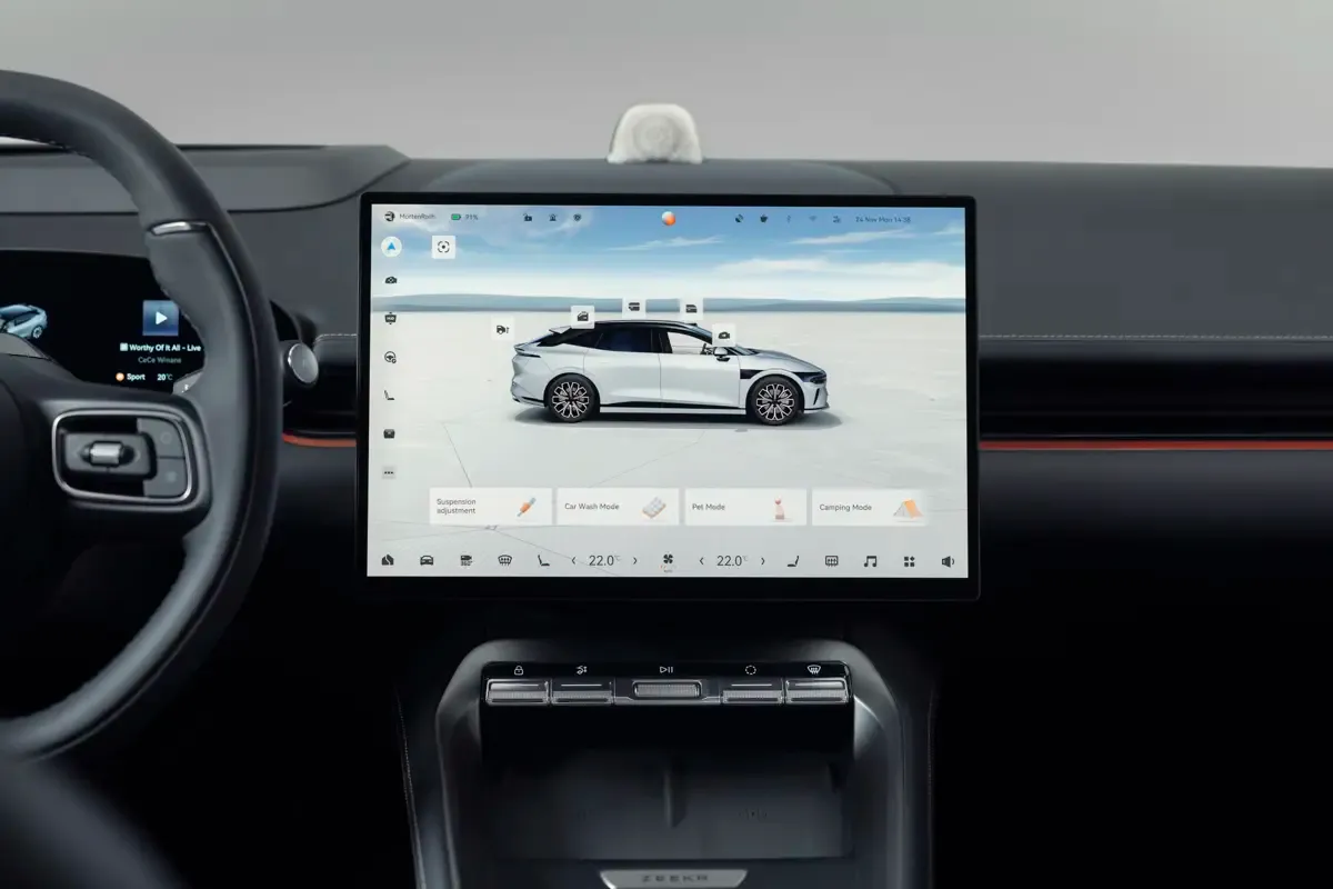 Elettronauti - Zeekr 7GT Core RWD - Infotainment