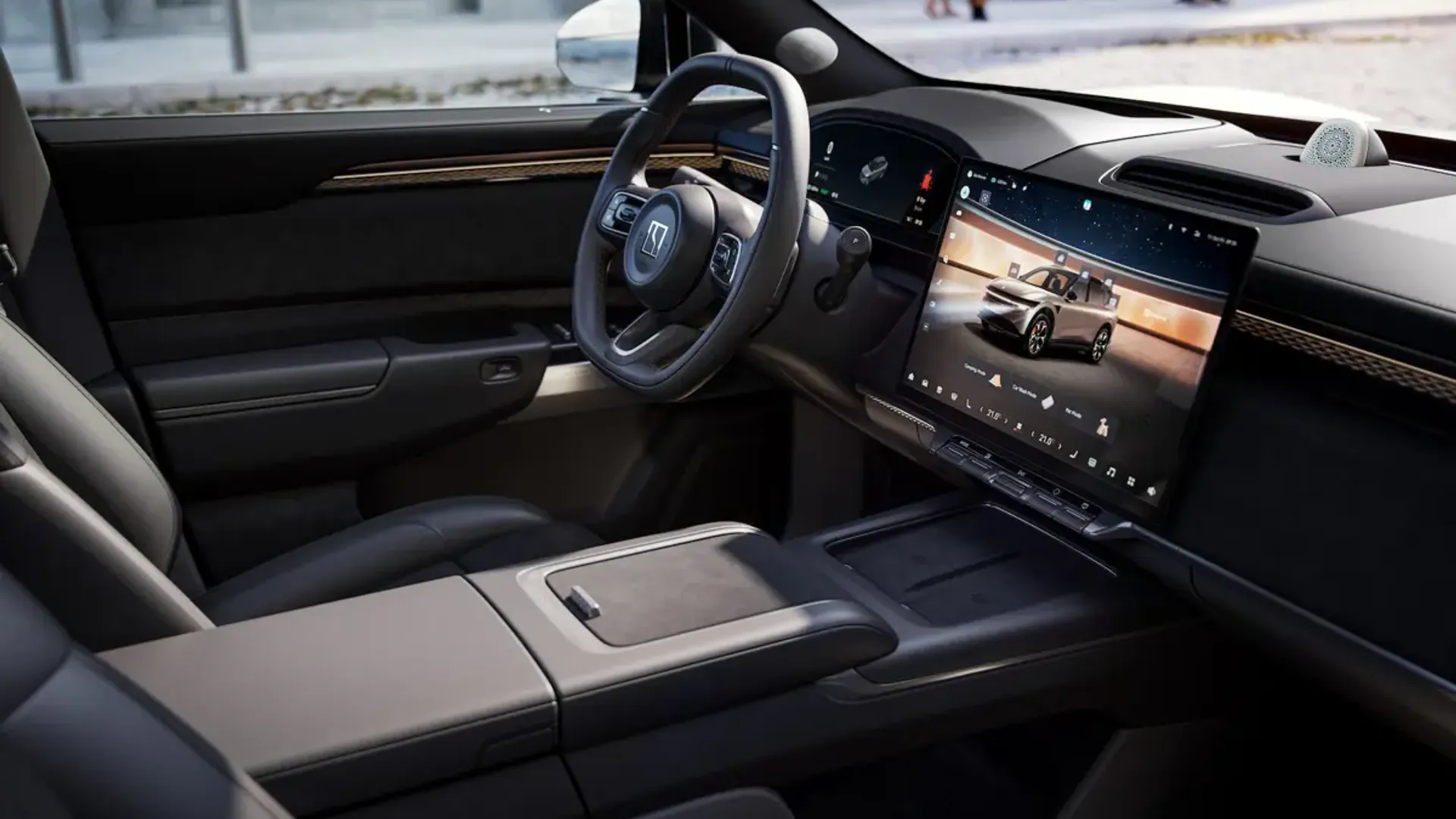 Elettronauti - Zeekr 7X Core RWD - Infotainment - Vista della plancia